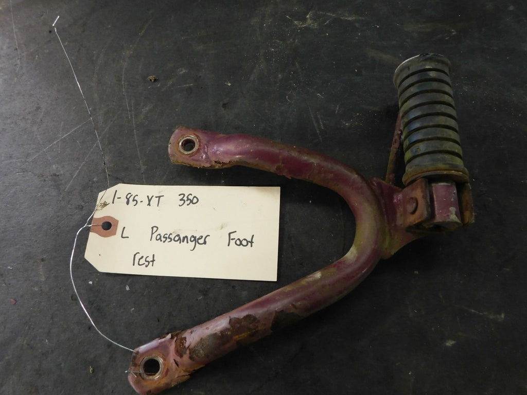 1985 Yamaha XT350 Left Passenger Foot Peg