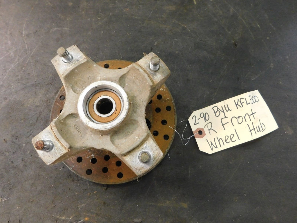 1990 Kawasaki Bayou KLF300 2x4 Right Front Hub