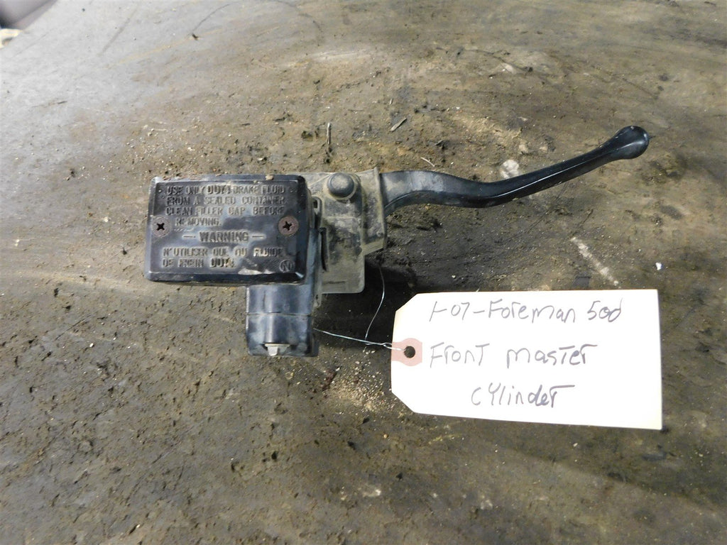 2007 Honda TRX 500ES Foreman 4x4 Front Brake Master Cylinder