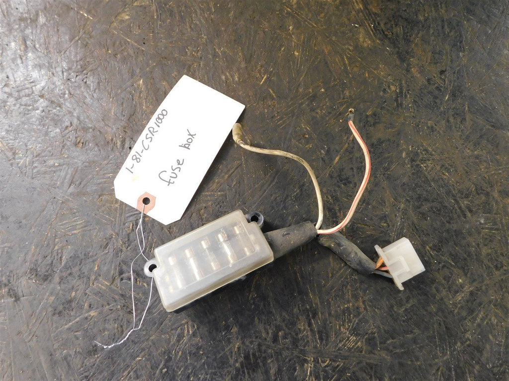 1981 Kawasaki CSR1000 Fuse Box