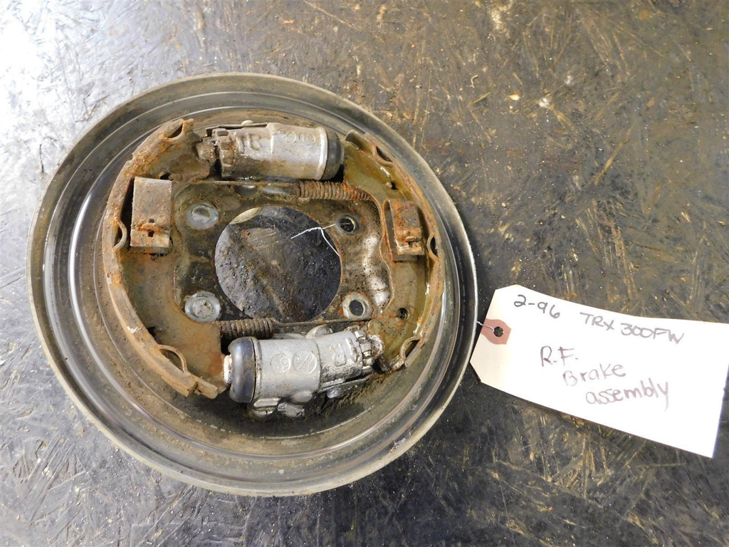 1996 Honda 300 Fourtrax 4x4 Right Front Backing Plate