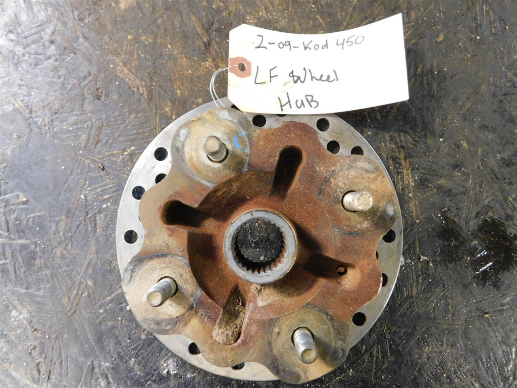 2009 Yamaha Kodiak 450 4x4 Left Front Wheel Hub