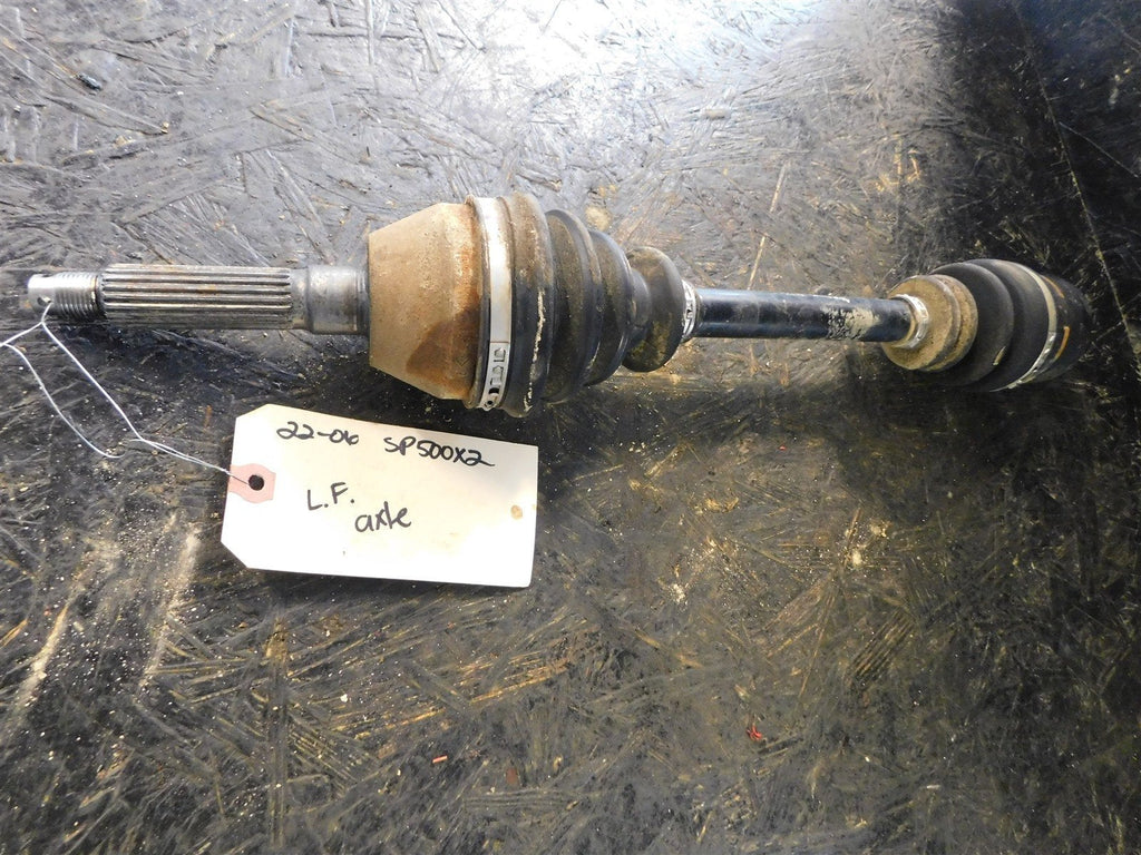 2006 Polaris Sportsman 500 x2 (2up) EFI Left Front Axle