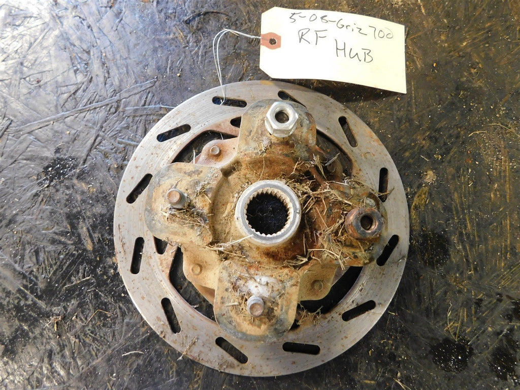 2008 Yamaha Grizzly 700 4wd Right Front Wheel Hub