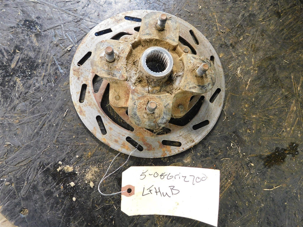 2008 Yamaha Grizzly 700 4wd Left Front Wheel Hub
