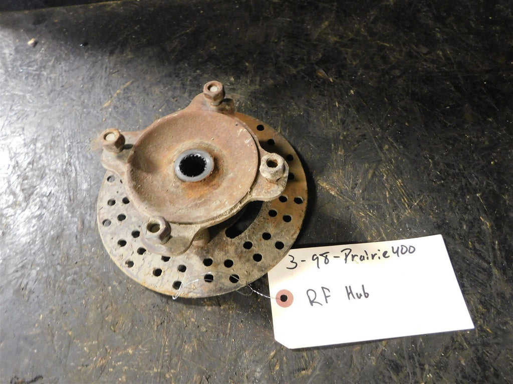1998 Kawasaki Prairie 400 Right Front Wheel Hub