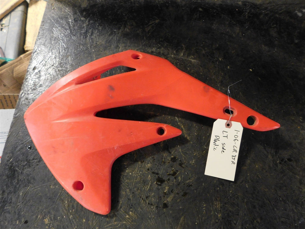 2006 Honda CR85r Left Side Skirt Plastic