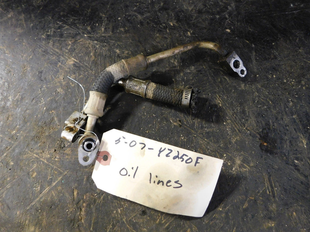 2007 Yamaha YZ250F Oil Lines