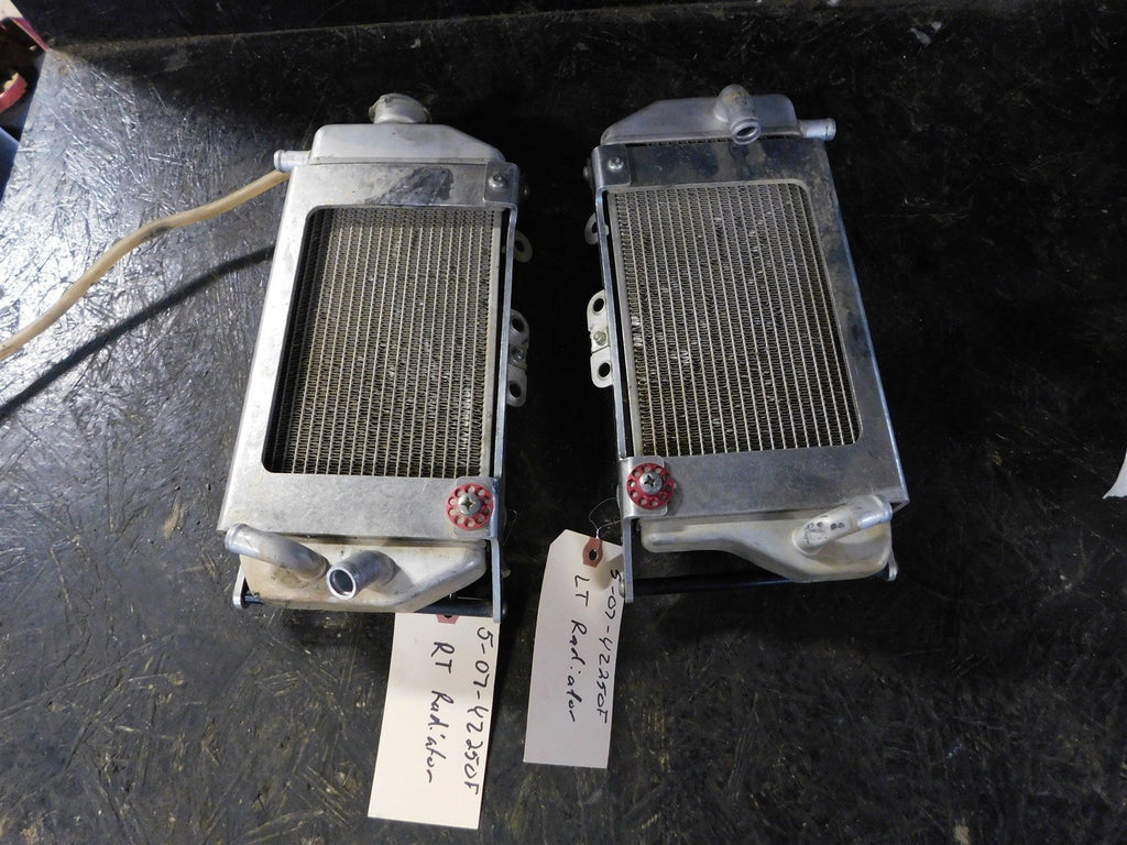 2007 Yamaha YZ250F Radiators - Moore Racing Guards