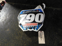 2007 Yamaha YZ250F Front Number Plate