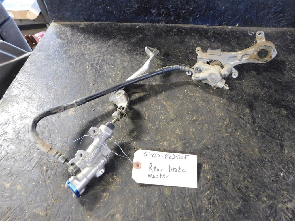 2007 Yamaha YZ250F Rear Brake Assembly - Master - Caliper - Pedal