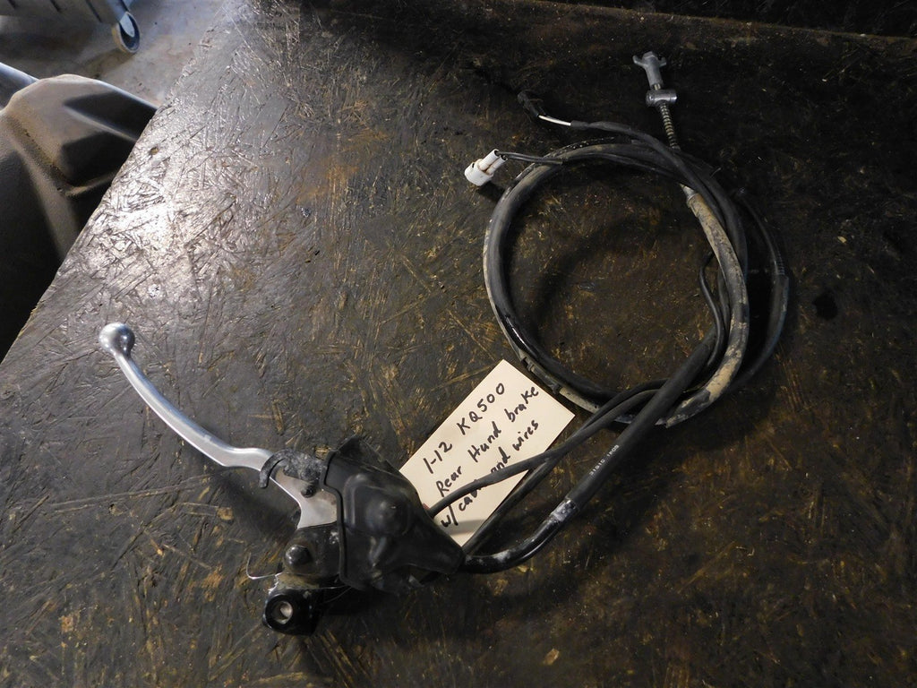 2012 Suzuki King Quad 500 Rear Hand Brake Perch / Cable