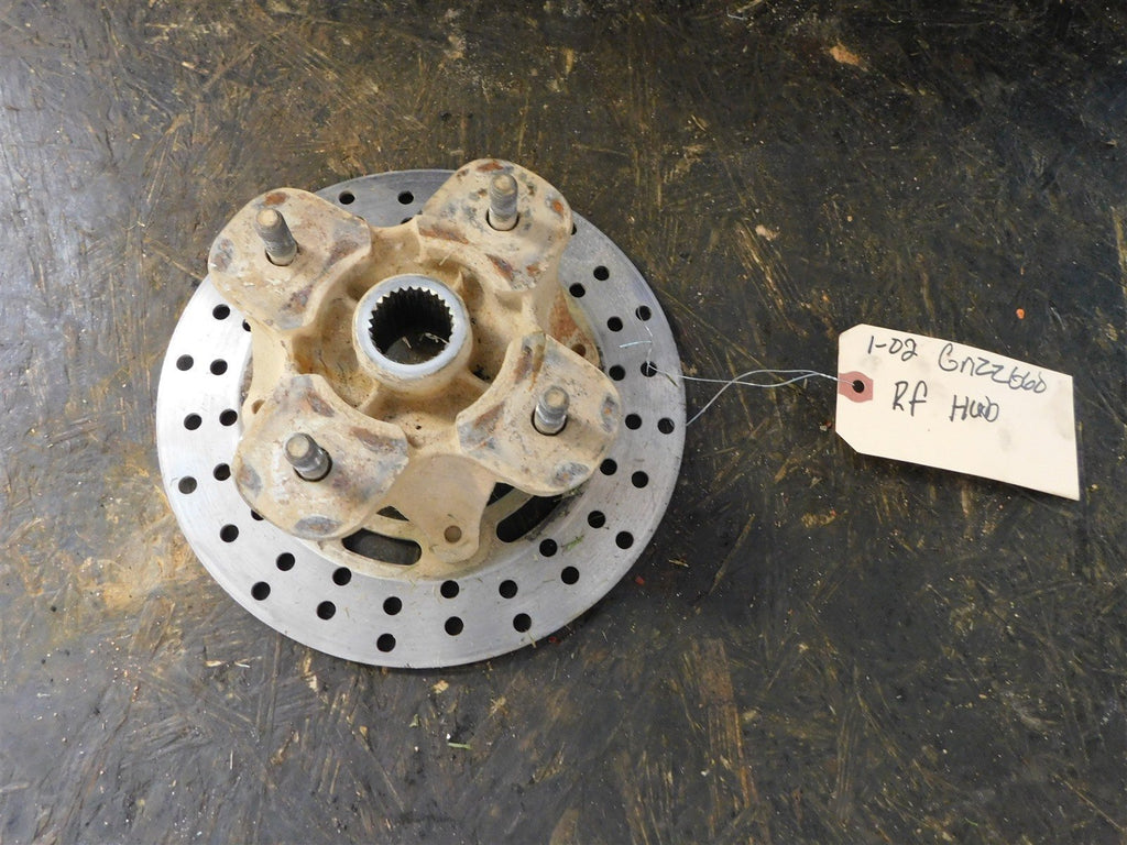 2002 Yamaha Grizzly 660 Right Front Wheel Hub