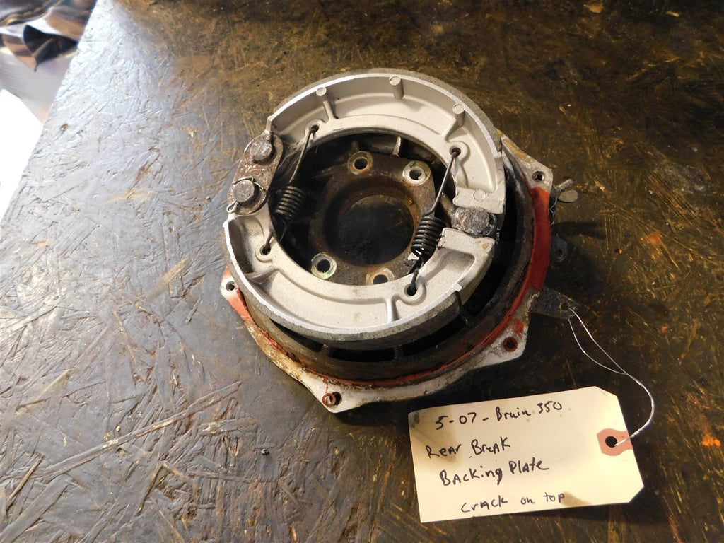 2007 Yamaha Grizzly 350 Rear Brake Backing Plate