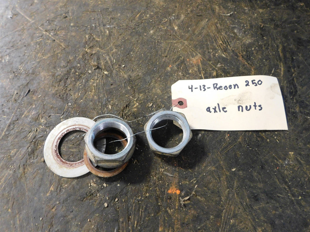2013 Honda Recon TRX 250TE 2WD Rear Axle Jam Nuts