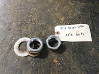 2013 Honda Recon TRX 250TE 2WD Rear Axle Jam Nuts