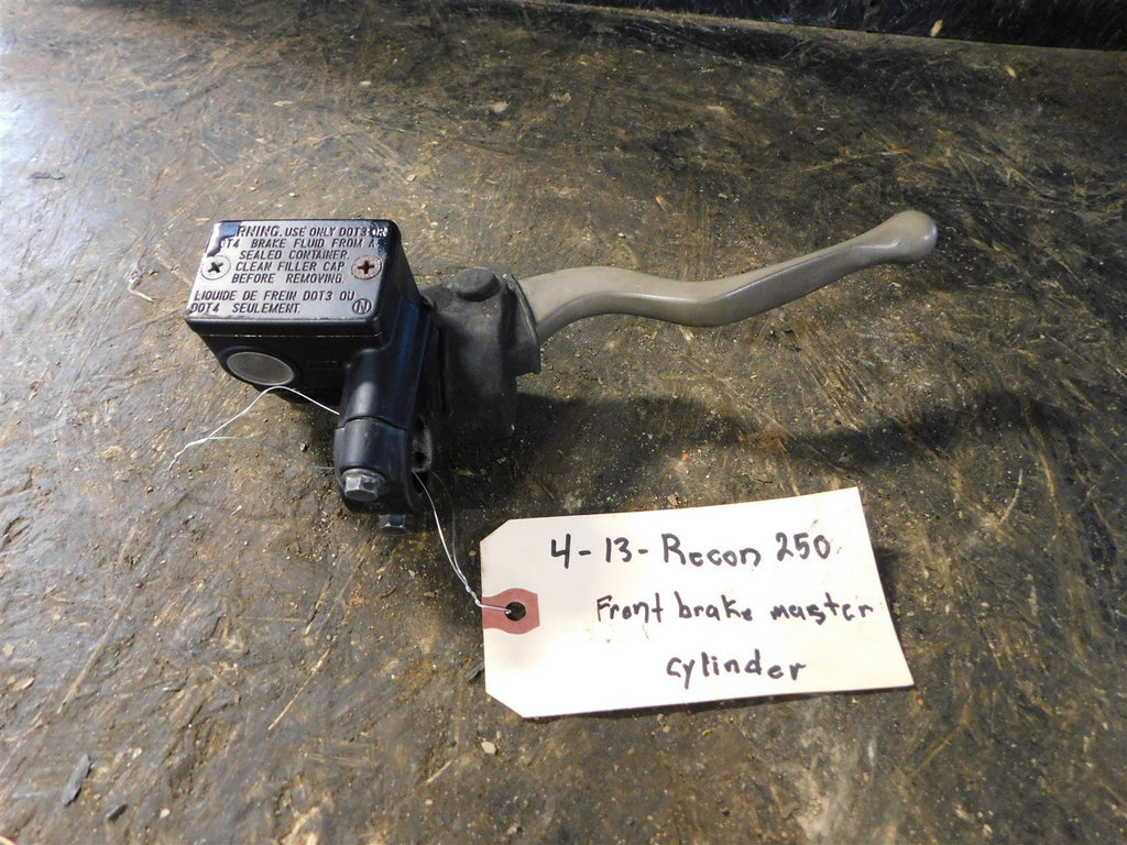 2013 Honda Recon TRX 250TE 2WD Front Brake Master Cylinder