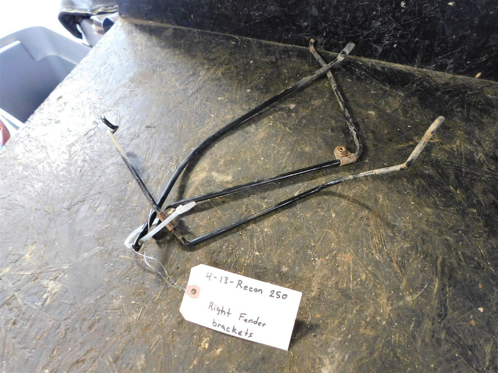 2013 Honda Recon TRX 250TE 2WD Right Side Fender Plastic Brackets
