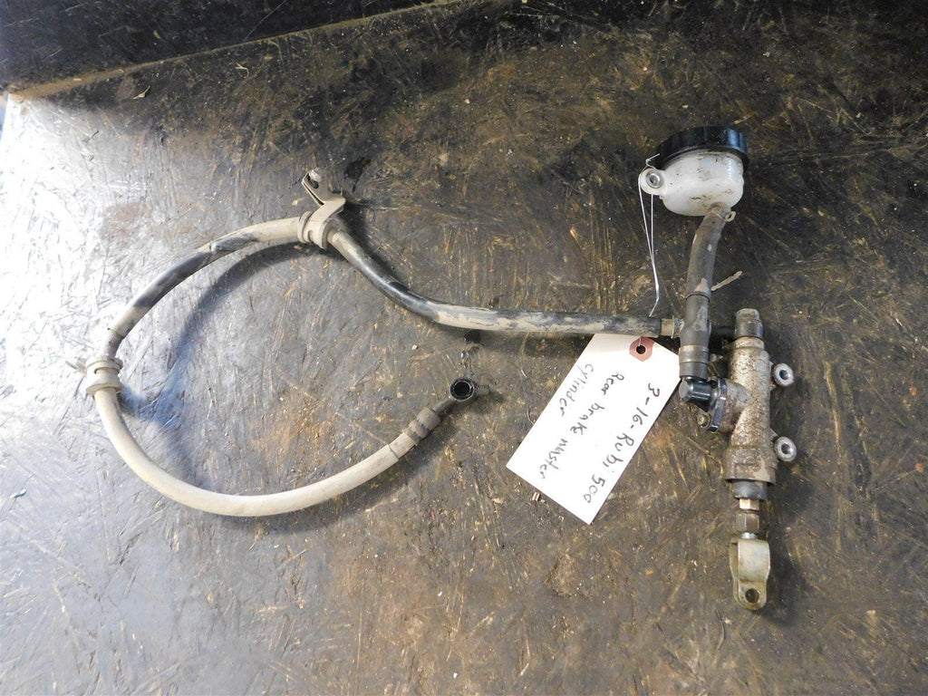 2016 Honda Foreman Rubicon 500 4WD Rear Brake  Master Cylinder/ Line / Reservoir
