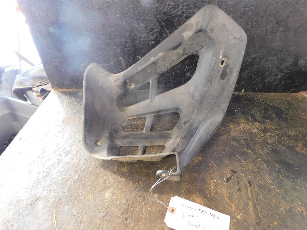 2014 Honda TRX 450R Left Heal Guard Plastic