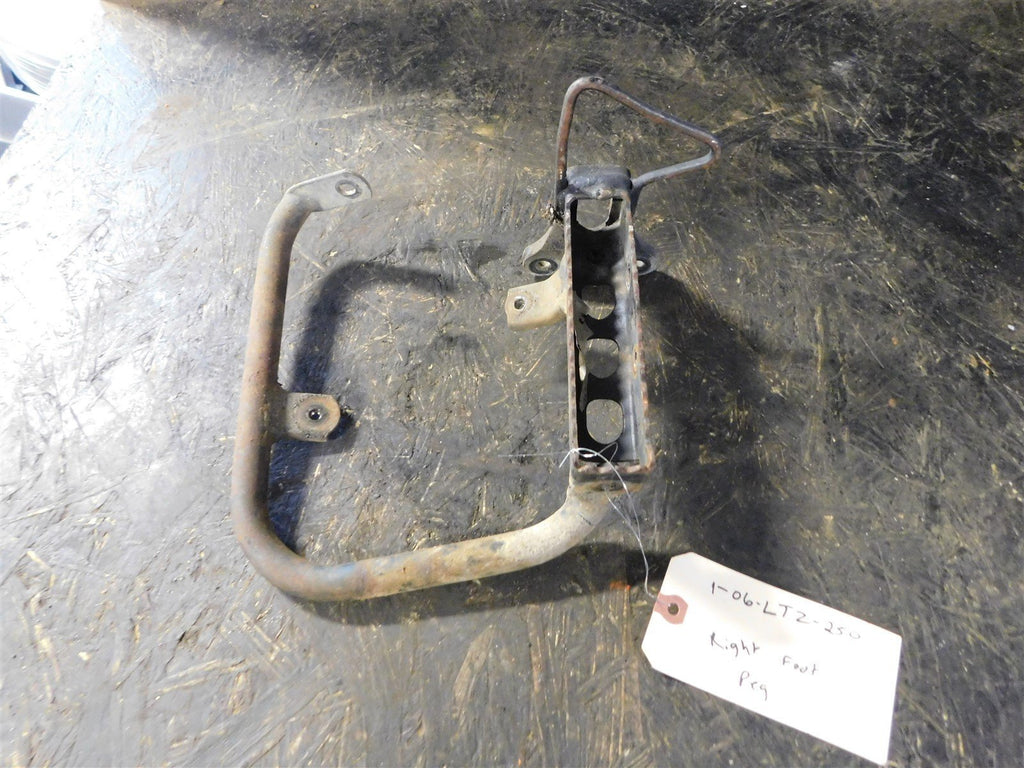 2006 Suzuki LTZ 250 2WD Right Foot Peg & Bracket