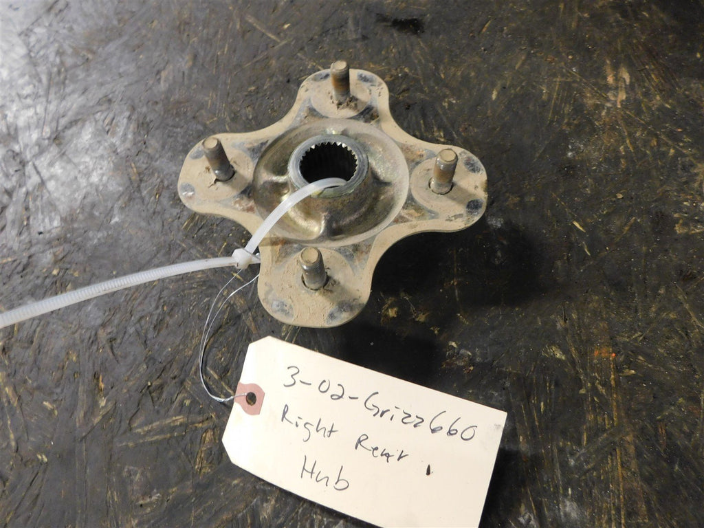 2002 Yamaha Grizzly 660 Right Rear Wheel Hub