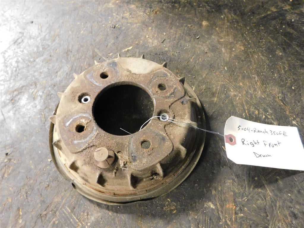 2004 Honda Rancher TRX 350FE Right Front Brake Drum
