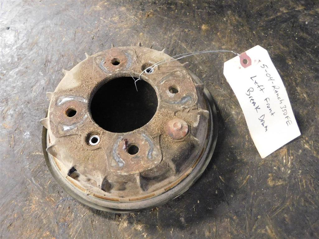 2004 Honda Rancher TRX 350FE Left Front Brake Drum