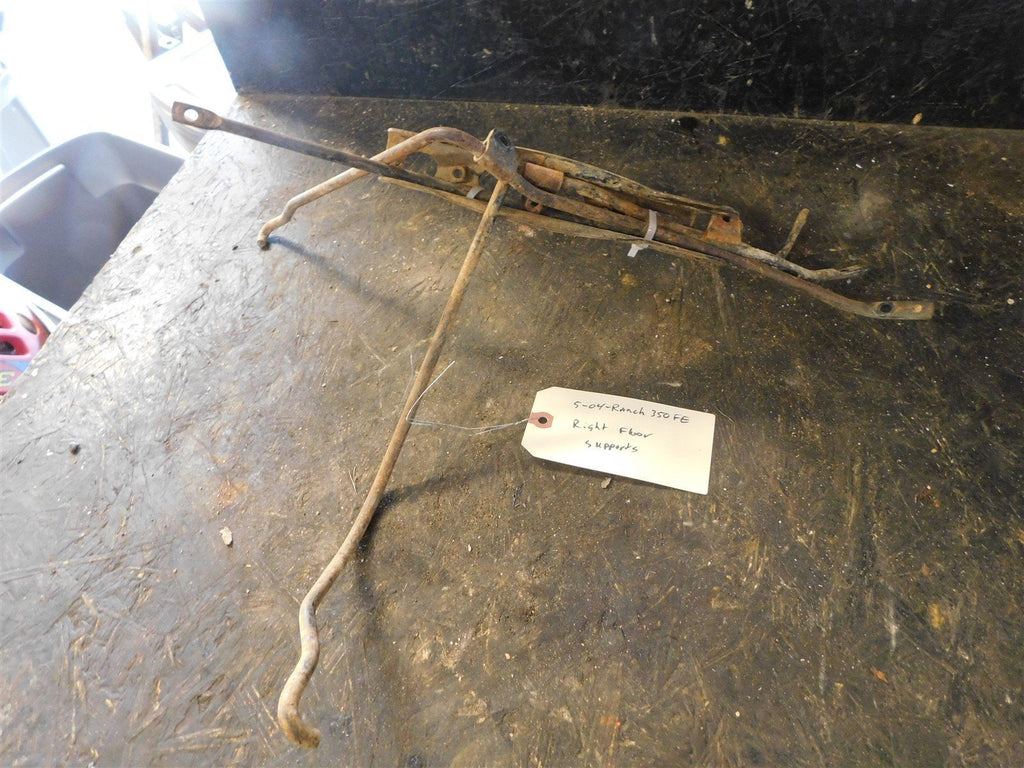 2004 Honda Rancher TRX 350FE Right Side Floor Board Bracket Supports