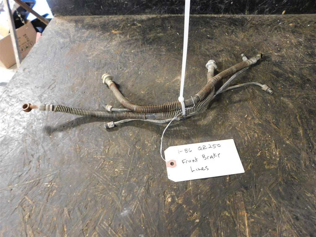 1986 Suzuki Quadracer LT250R Front Brake Lines