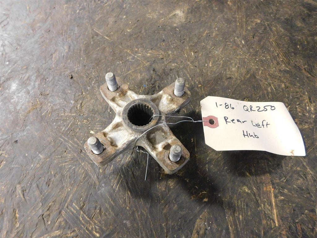 1986 Suzuki Quadracer LT250R Left Rear Wheel Hub
