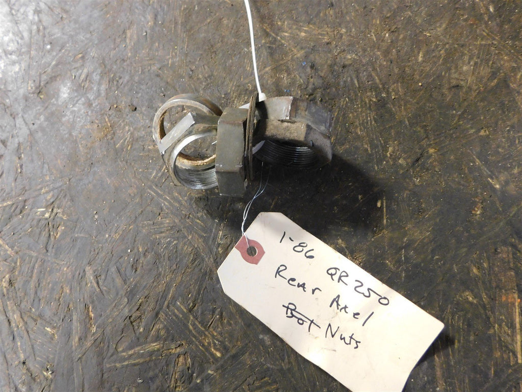 1986 Suzuki Quadracer LT250R Rear Axle Jam Nuts
