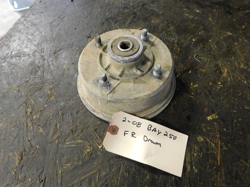 2008 Kawasaki Bayou 250 Right Front Hub - Brake Drum