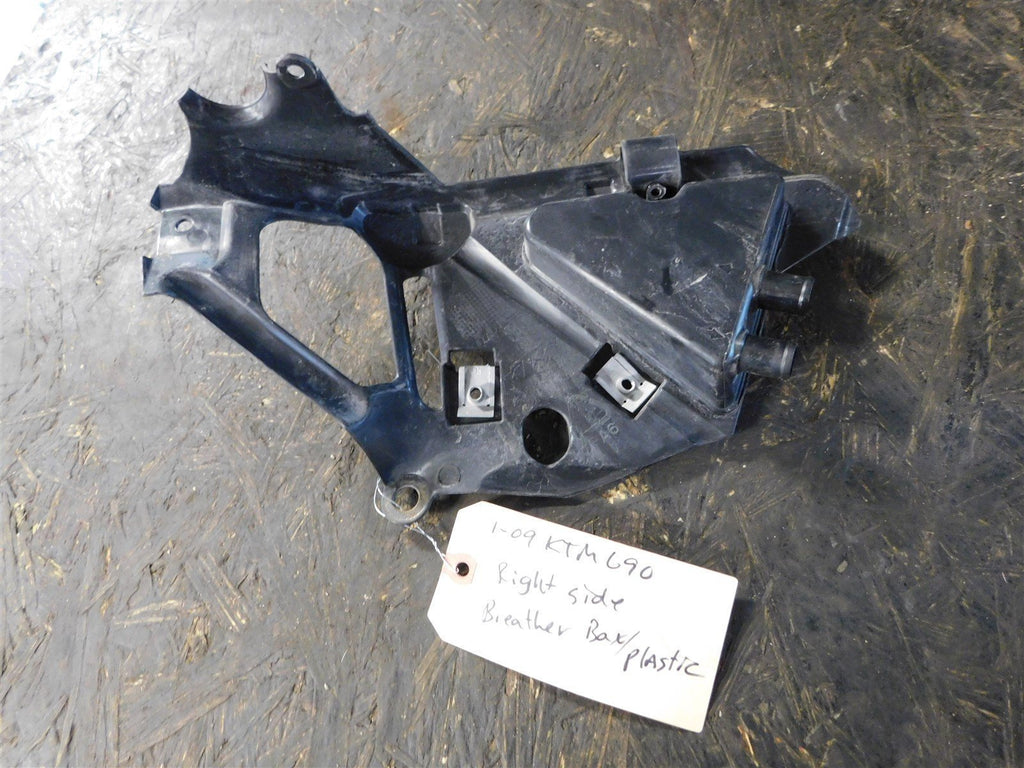 2009 KTM 690 smc Right Side Breather Box Plastic