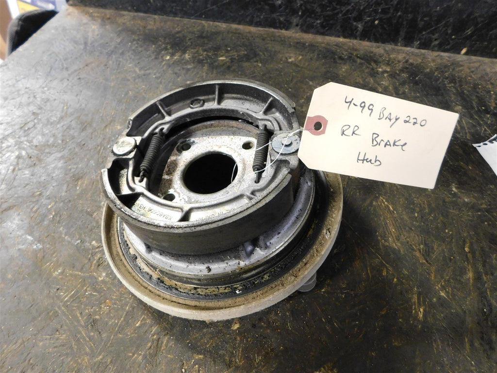 1999 Kawasaki Bayou 220 Right Rear Brake Backing Plate