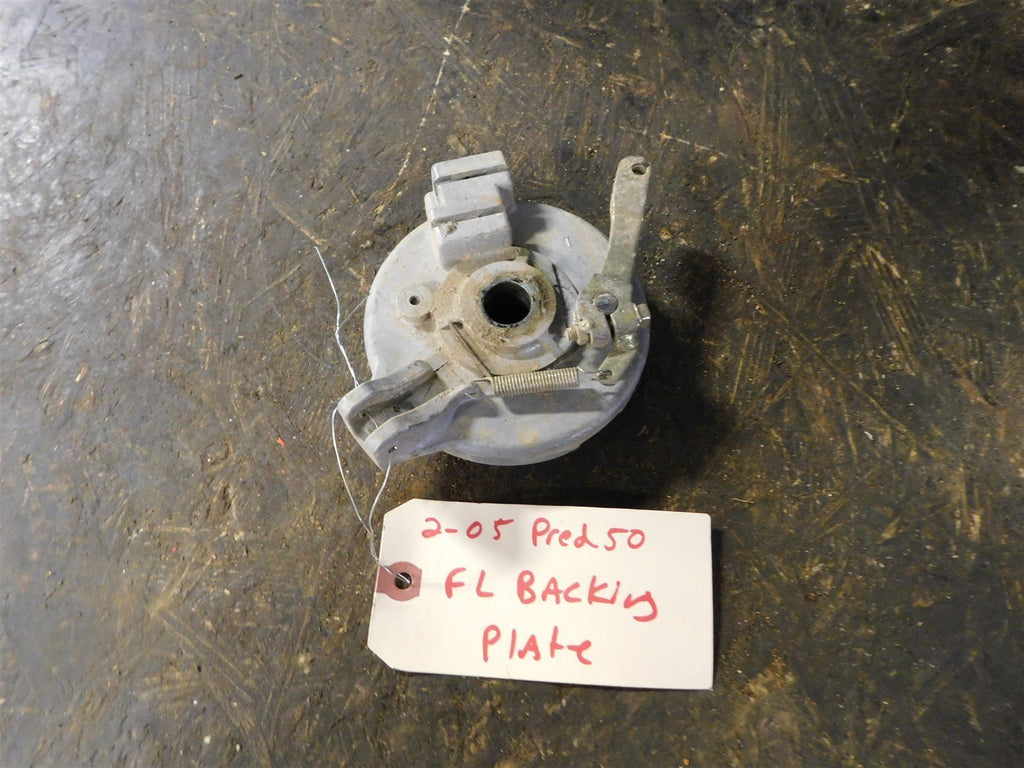 2005 Polaris Predator 50 Left Front Brake Backing Plate