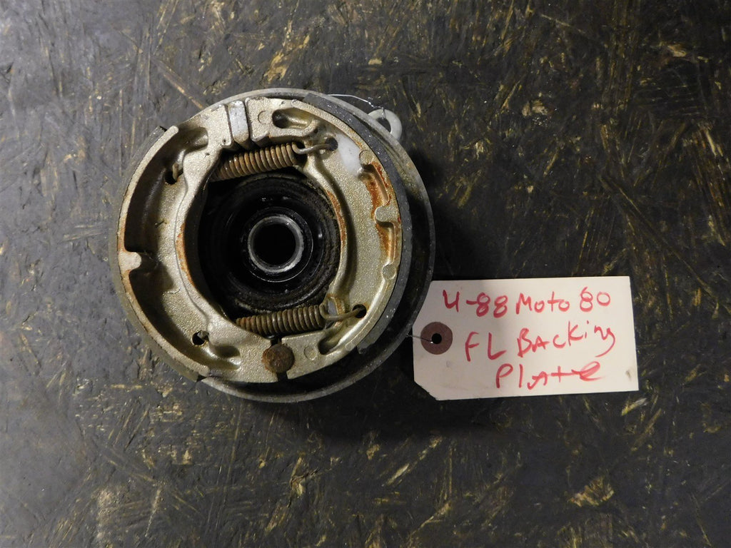 1988 Yamaha Moto4 80 Left Front Brake Backing Plate