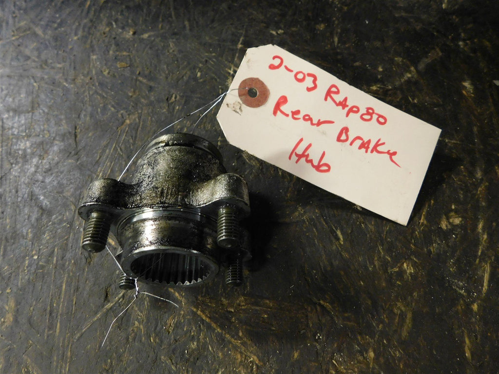 2003 Yamaha Raptor 80  2WD Rear Brake Hub