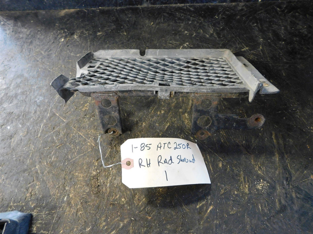 1986 Honda ATC 250r Right Radiator Shroud Bracket #1