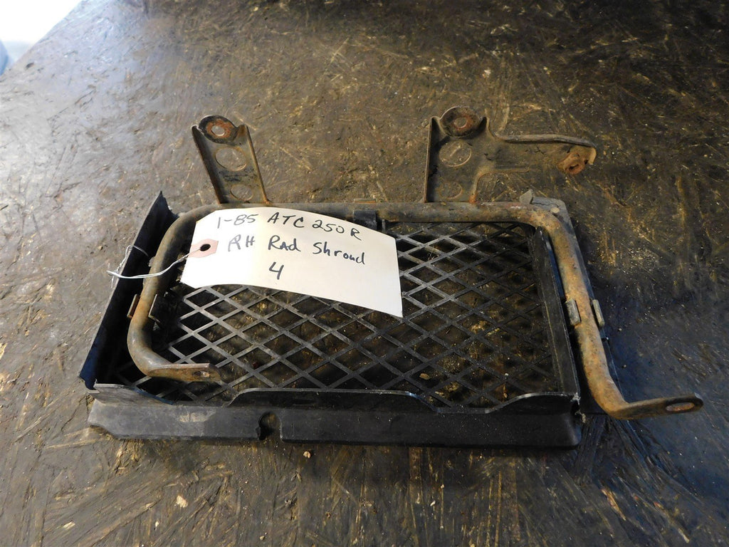 1986 Honda ATC 250r Right Radiator Shroud Bracket #4
