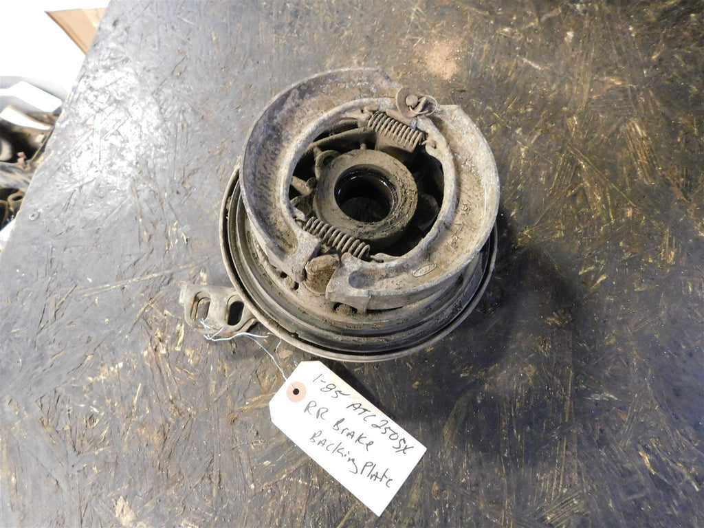 1985 Honda ATC 250sx Right Rear Brake Backing Plate