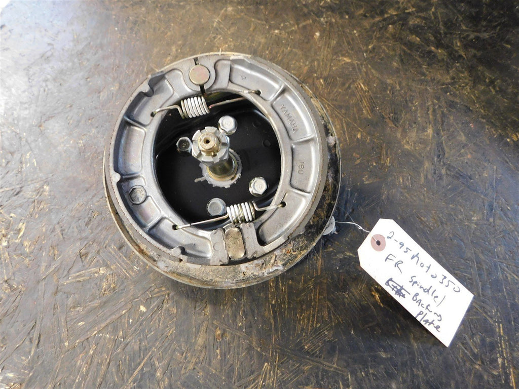 1995 Yamaha Moto 4 350 Right Front Spindle & Brake Backing Plate