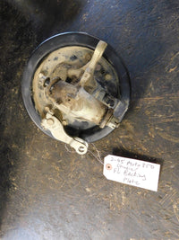 1995 Yamaha Moto 4 350 Left Front Spindle / Brake Backing Plate