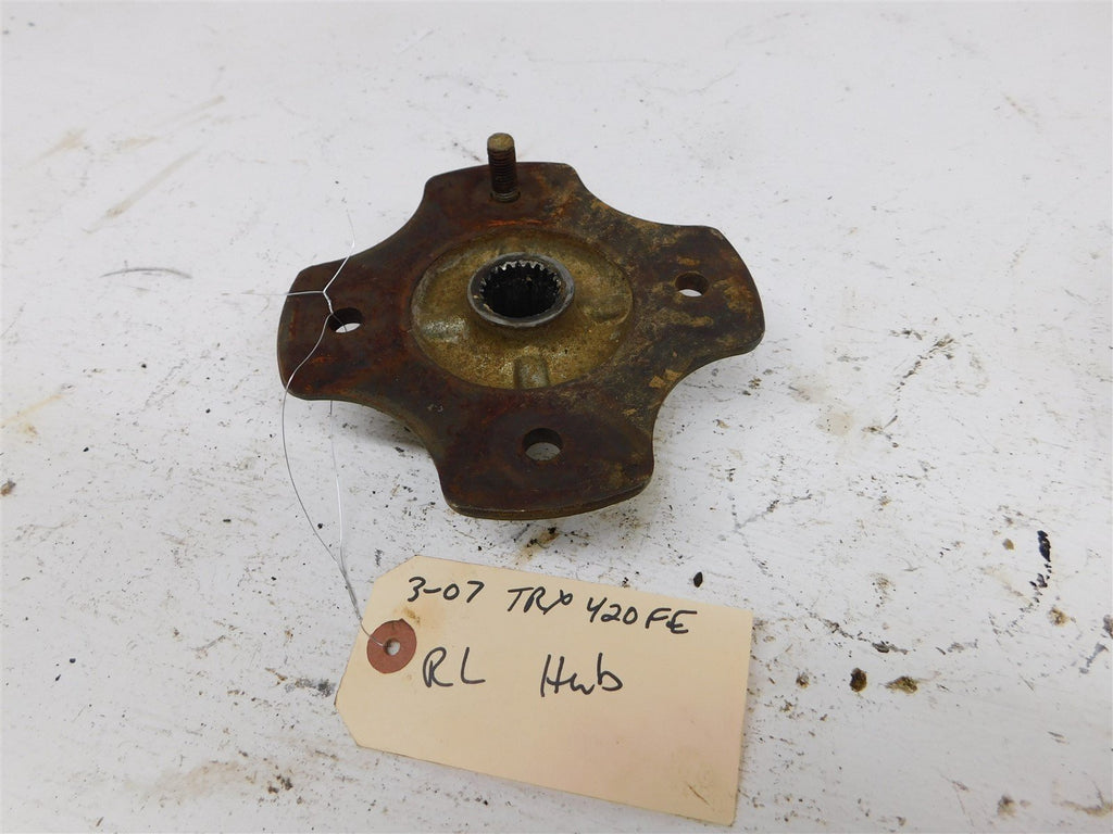 2007 Honda TRX 420 FE Rancher Left Rear Wheel Hub