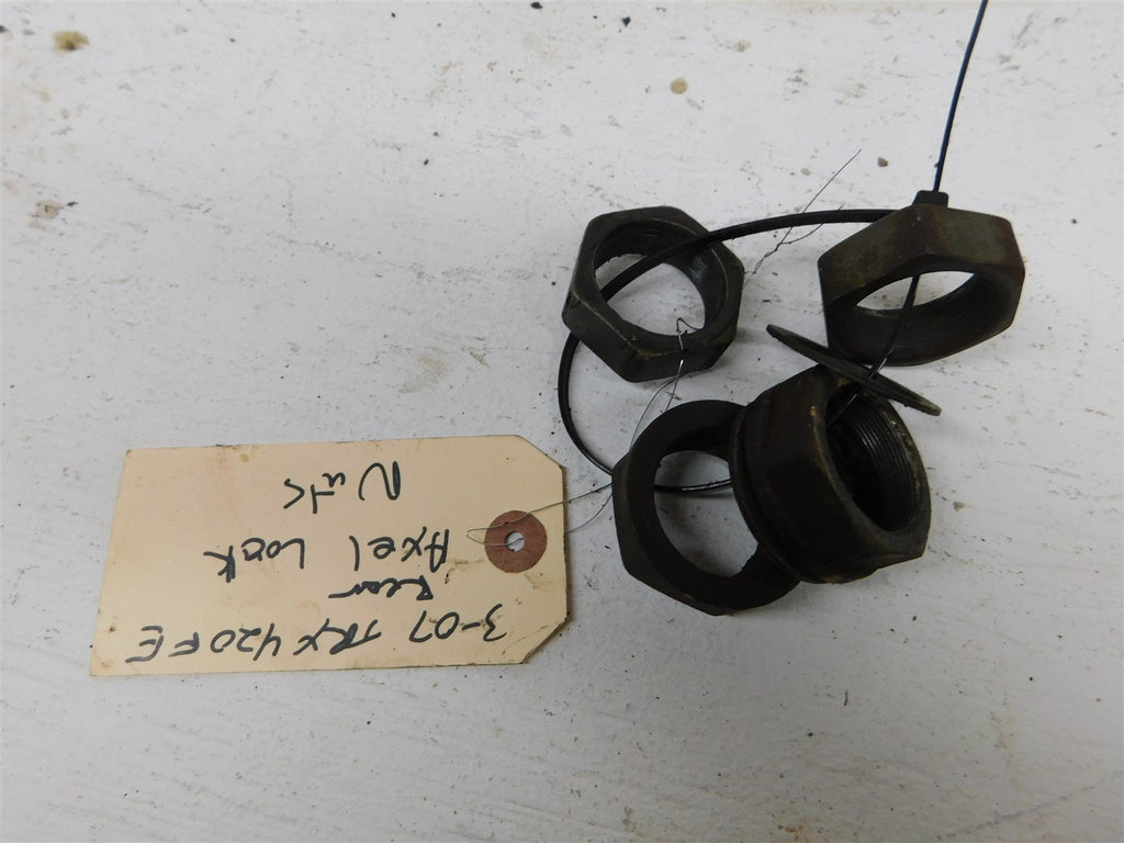 2007 Honda TRX 420 FE Rancher Rear Axle Jam Nuts