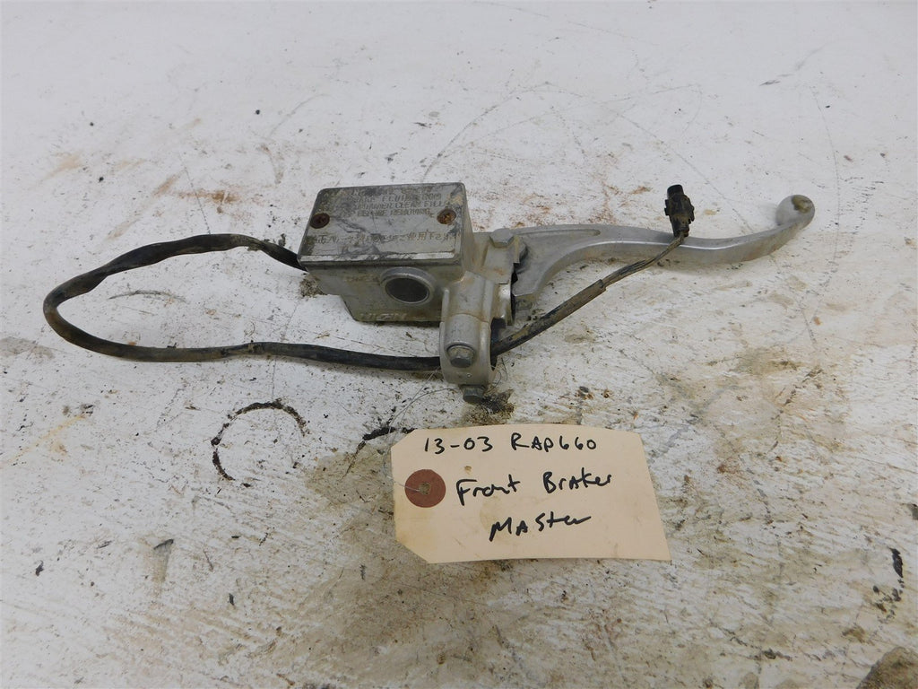 2003 Yamaha Raptor 660  Front Brake Master Cylinder