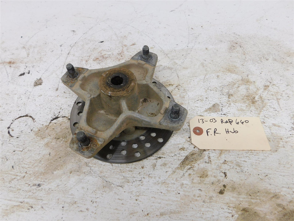 2003 Yamaha Raptor 660 Right Front Wheel Hub