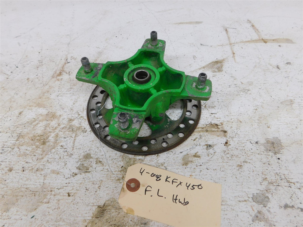 2008 Kawasaki KFX 450 Left Front Wheel Hub