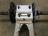 1990 Suzuki Quadracer 250R  Rear End - Swingarm - Axle - Carrier - Hubs