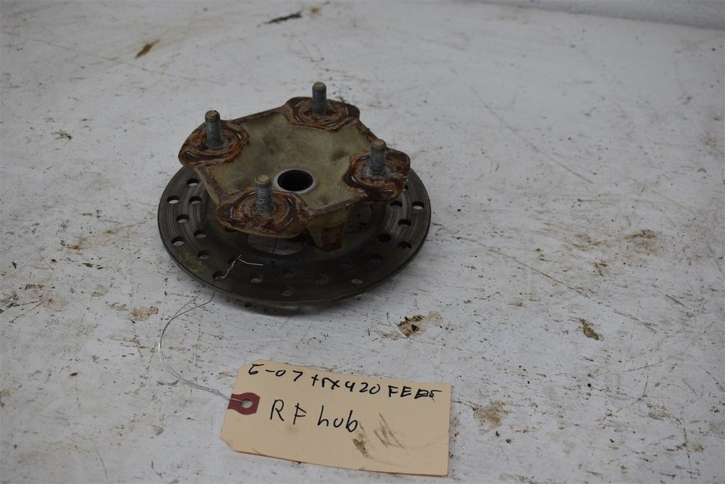 2007 Honda TRX 420FE ES Right Front Wheel Hub